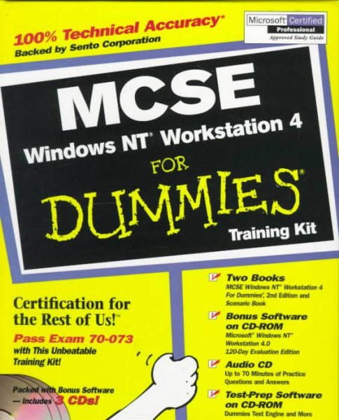 MCSE Windows NT Workstation 4 for Dummies Training Kit with CD-ROM
