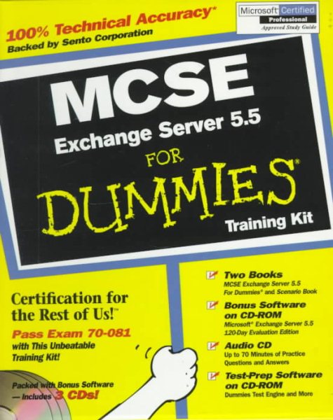 MCSE Exchange Server 5.5 for Dummies Training Kit with CD-ROM