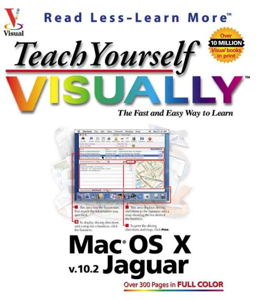 Teach Yourself VISUALLY Mac OS X v. 10.2 Jaguar
