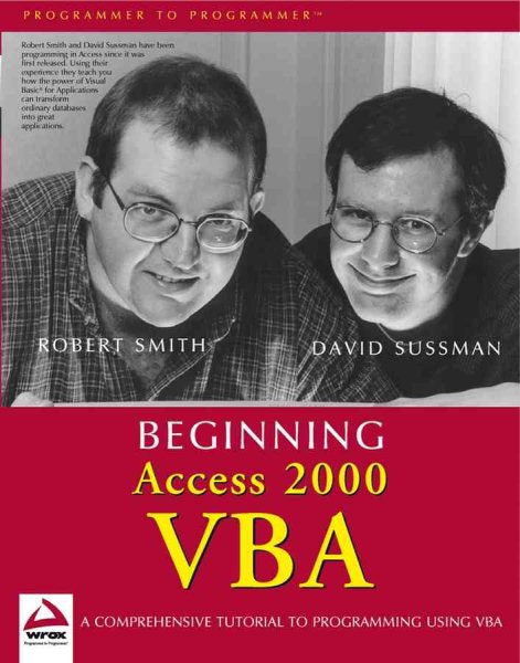 Beginning Access 2000 VBA with CD-ROM