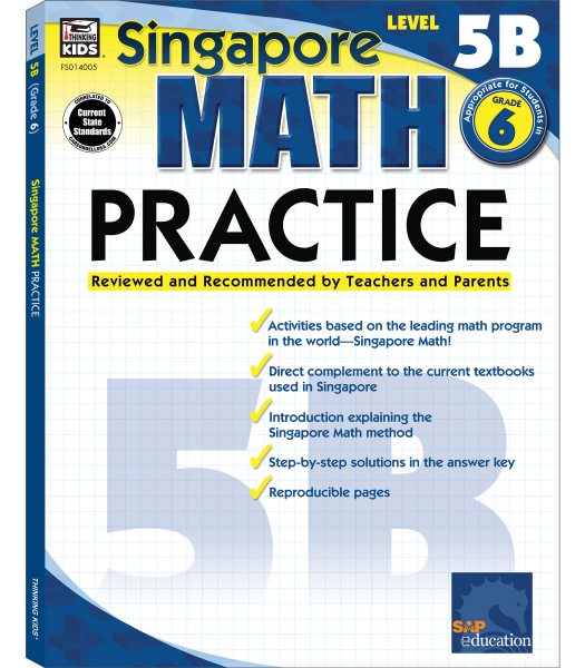 Singapore Math Practice, Level 5B