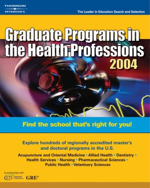Graduate Programs in the Health Professions 2004