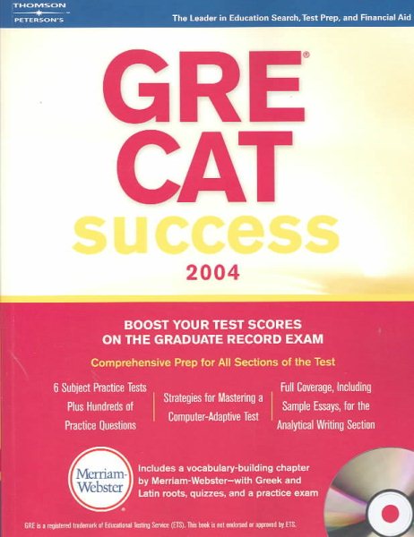 GRE CAT Success 2004