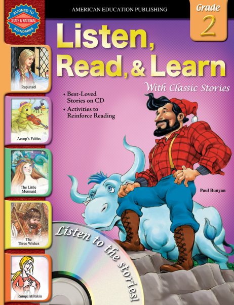 Listen, Read, and Learn With Classic Stories, Grade 2