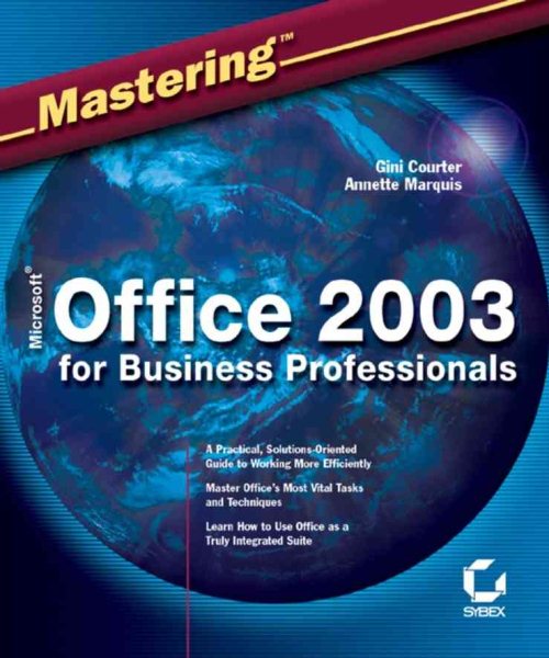 Mastering Office 2003 for Business Professionals