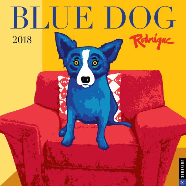 Blue Dog 2018 Calendar(Wall)