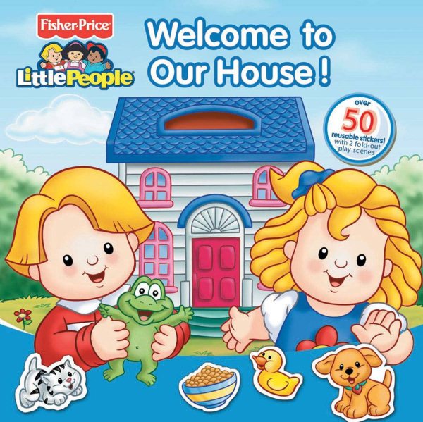 Fisher-Price Little People Welcome to Our House Panorama Stickerbook【金石堂、博客來熱銷】