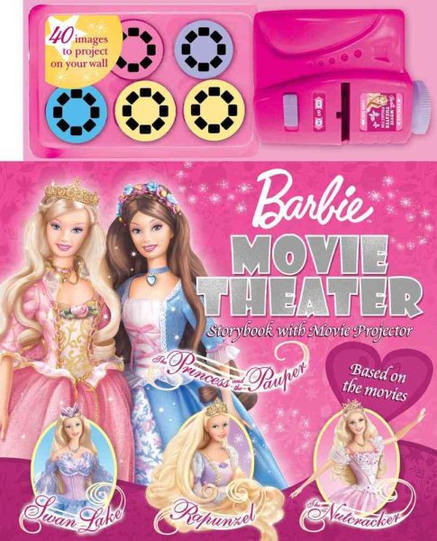 Barbie Movie Theater Storybook with Movie Projector