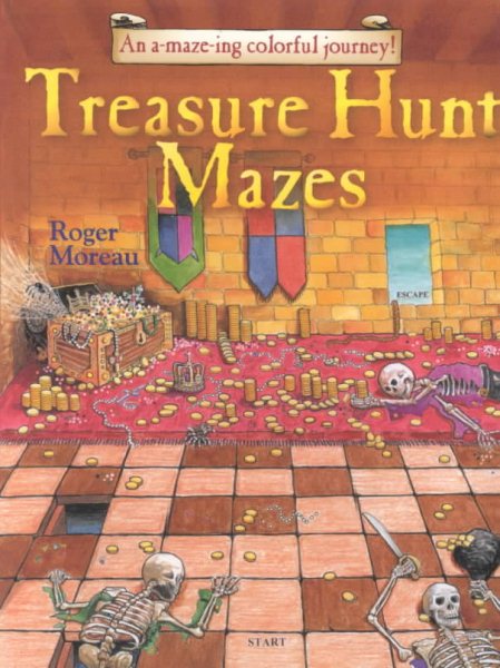 Treasure Hunt Mazes: An A-maze-ing Colorful Journey!【金石堂、博客來熱銷】