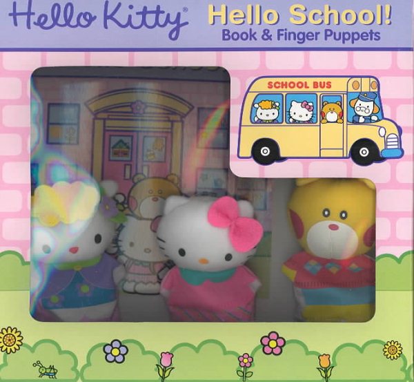 Hello Kitty Hello School!: Finger Puppets, Mini Book and Stage
