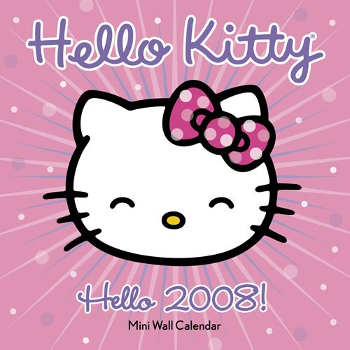 Hello Kitty Hello 2008! Mini Wall Calendar【金石堂、博客來熱銷】