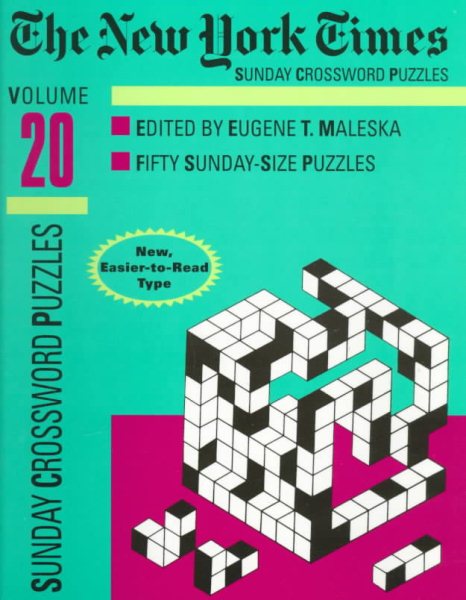 New York Times Sunday Crossword Puzzles, Vol. 20