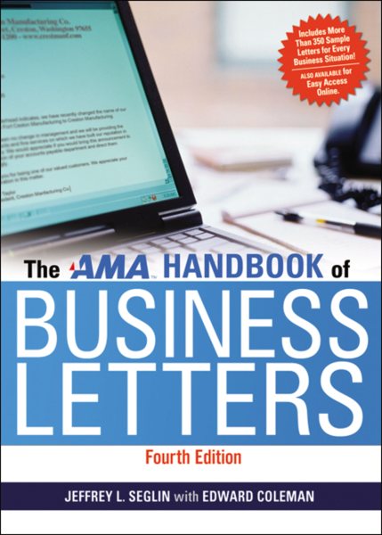 AMA Handbook of Business Letters