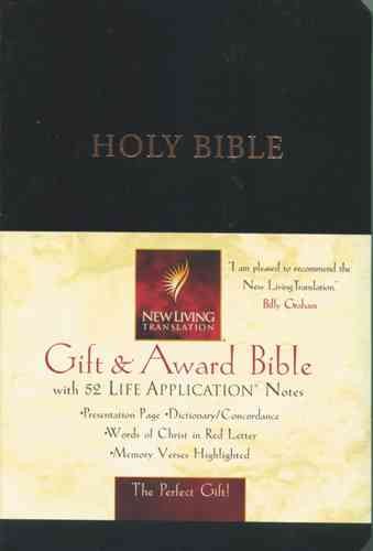 NLT Gift and Award Bible: New Living Translation, black imitation leather