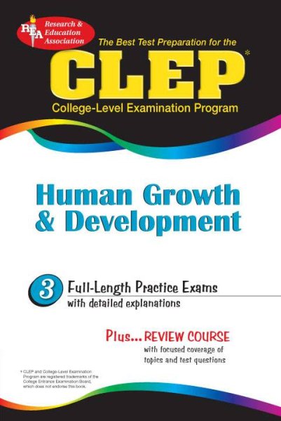 CLEP Human Growth and Development: The Best Test Preparation for the College Lev【金石堂、博客來熱銷】