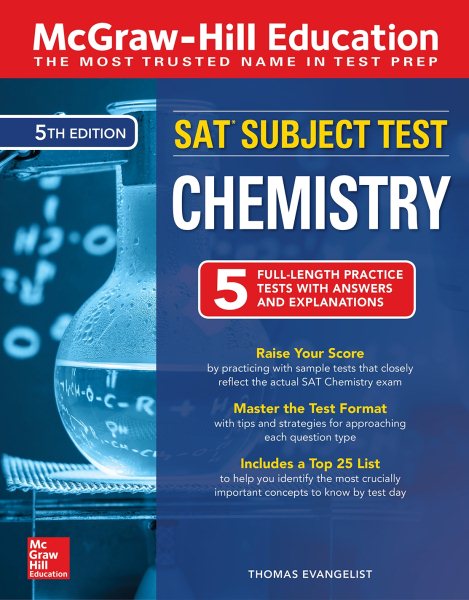 Mcgraw－hill Education Sat Subject Test Chemistry
