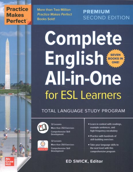 Practice Makes Perfect: Complete English All-In-One for ESL Learners- Premium Second Edition【金石堂、博客來熱銷】