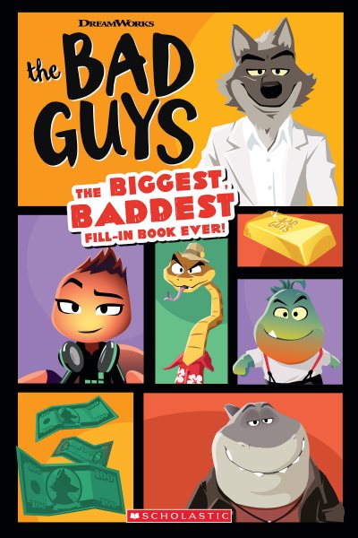 Bad Guys Movie: The Biggest- Baddest Fill-In Book Ever!【金石堂、博客來熱銷】