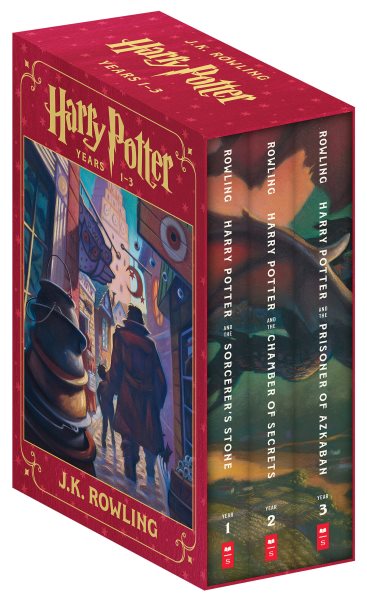 Harry Potter Paperback Box Set (Books 1-3) (Harry Potter)【金石堂、博客來熱銷】