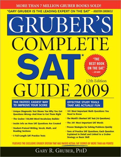 Gruber`s Complete SAT Guide【金石堂、博客來熱銷】