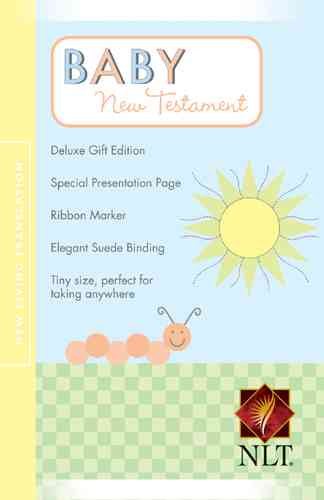 Baby New Testament New Living Translation Yellow Suede Leatherlike