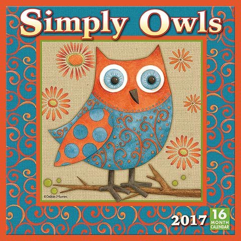 Simply Owls 2017 Calendar(Wall)