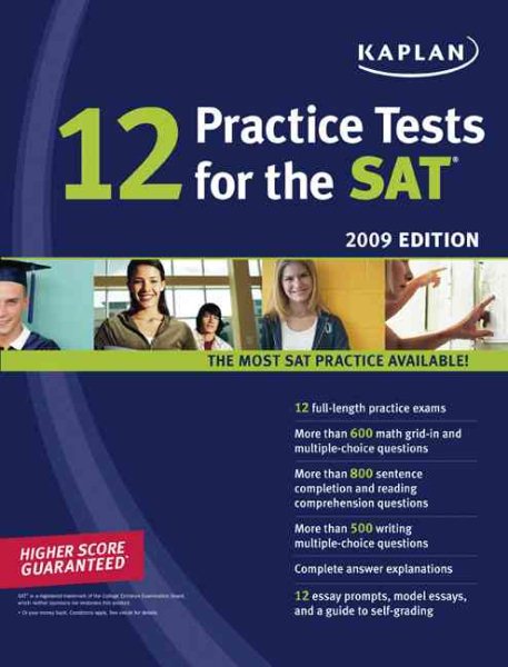 Kaplan 12 Practice Tests for the SAT【金石堂、博客來熱銷】