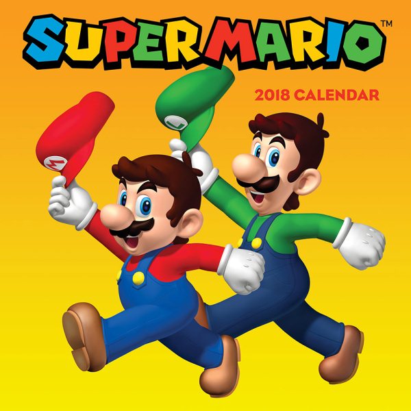 Super Mario 2018 Calendar(Wall)【金石堂、博客來熱銷】