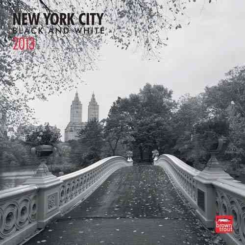 New York City Black & White 2013 Calendar