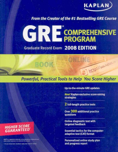 Kaplan New Gre Exam 2008 Comprehensive Program【金石堂、博客來熱銷】