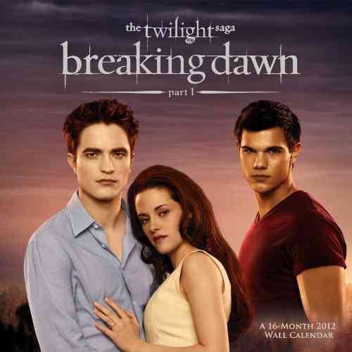 Twilight Breaking Dawn 2012 Calendar