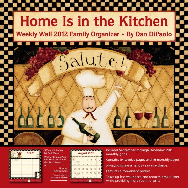 Home Is in the Kitchen Family Orginizer 2012 Calendar