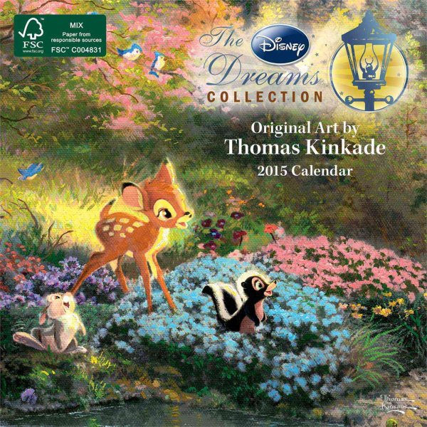 Thomas Kinkade the Disney Dreams Collection 2015 Mini Wall Calendar【金石堂、博客來熱銷】