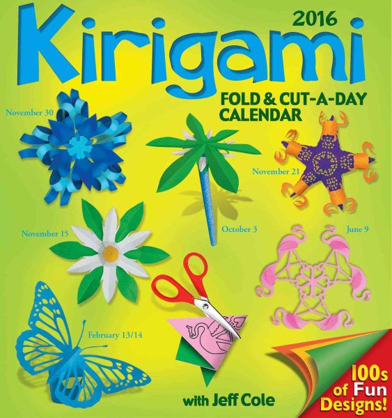 Kirigami Fold & Cut-a-Day 2015 Calendar