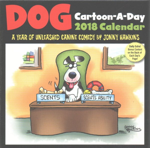 Dog Cartoon-a-day 2018 Calendar
