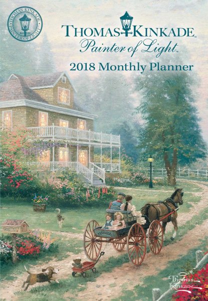 Thomas Kinkade Painter of Light 2018 Monthly Pocket Planner Calendar