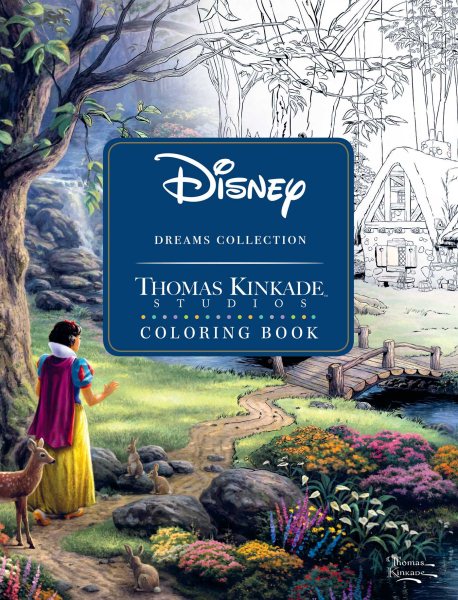 The Disney Dreams Collection Original Art by Thomas Kinkade Coloring Book【金石堂、博客來熱銷】
