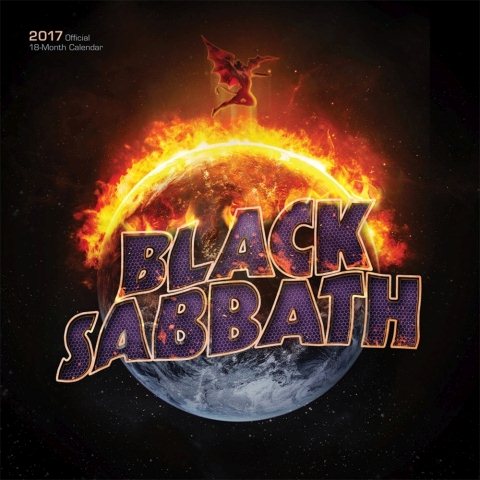 Black Sabbath 2017 Calendar(Wall)