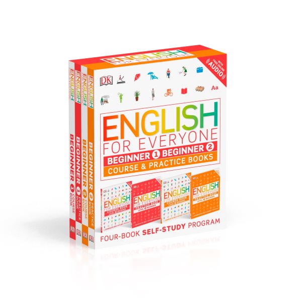 English for Everyone: Beginner Box Set - Level 1 & 2: ESL for Adults【金石堂、博客來熱銷】