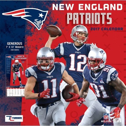 New England Patriots 2017 Calendar