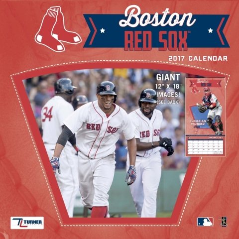 Boston Red Sox 2017 Calendar(Wall)