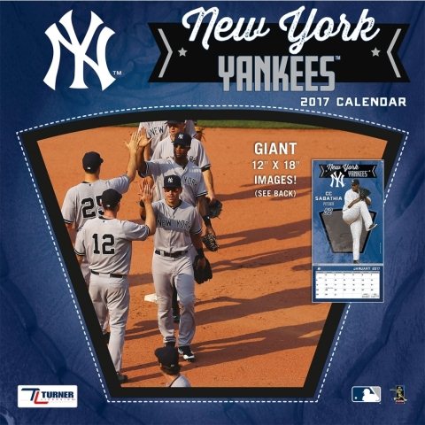 New York Yankees 2017 Calendar(Wall)