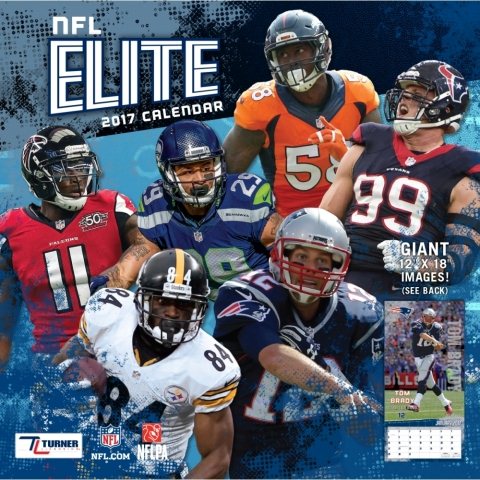 NFL Elite 2017 Calendar(Wall)