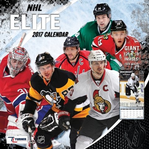 Nhl Elite 2017 Calendar(Wall)