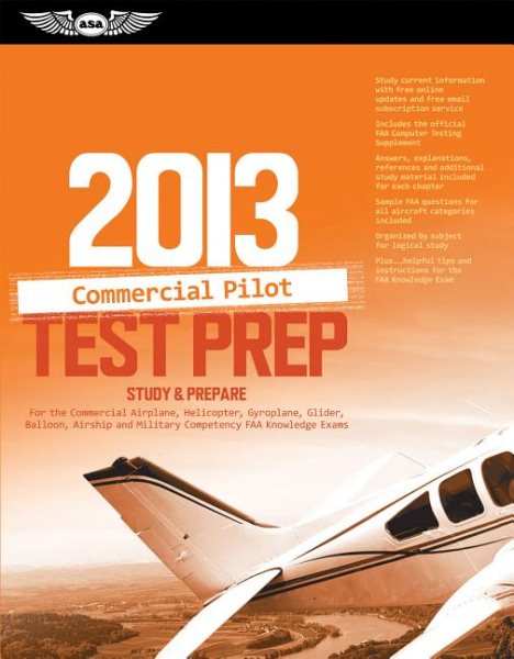Commercial Pilot Test Prep 2013