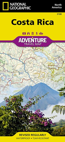 National Geographic Adventure Map Costa Rica【金石堂、博客來熱銷】