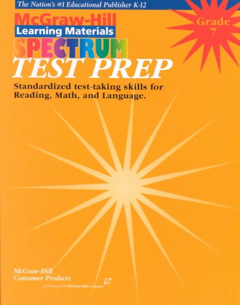 McGraw-Hill Spectrum Test Prep; Grade 7【金石堂、博客來熱銷】