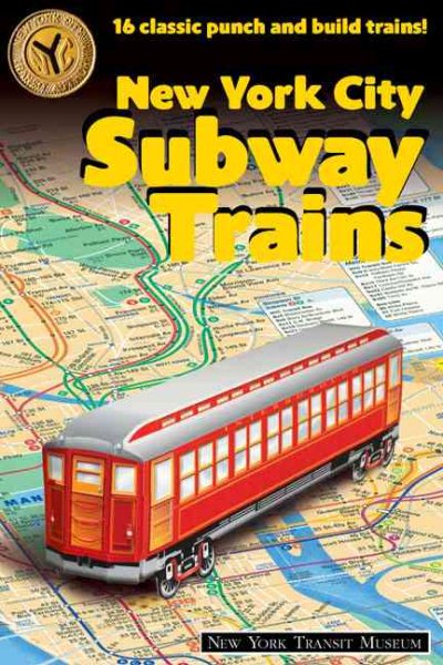 New York City Subway Trains: 12 Classic Punch-and-Build Trains!【金石堂、博客來熱銷】