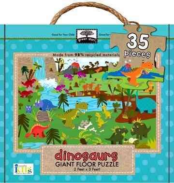 Green Start Giant Floor Puzzle: Dinosaurs