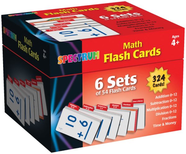 Spectrum Math Flash Card Box Set